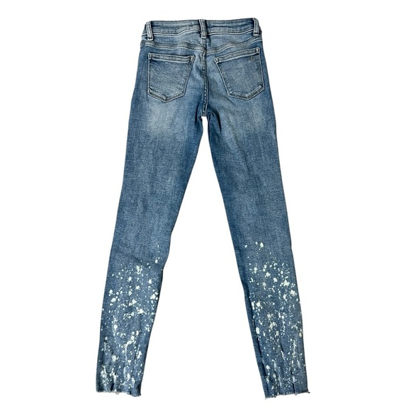 DL1961 Blue Chloe Skinny Jeans Distressed Style - Size 10 - Picture 6 of 9